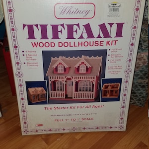 Vintage 1980s Greenleaf Whitney Tiffani Dollhouse Kit - New in Box