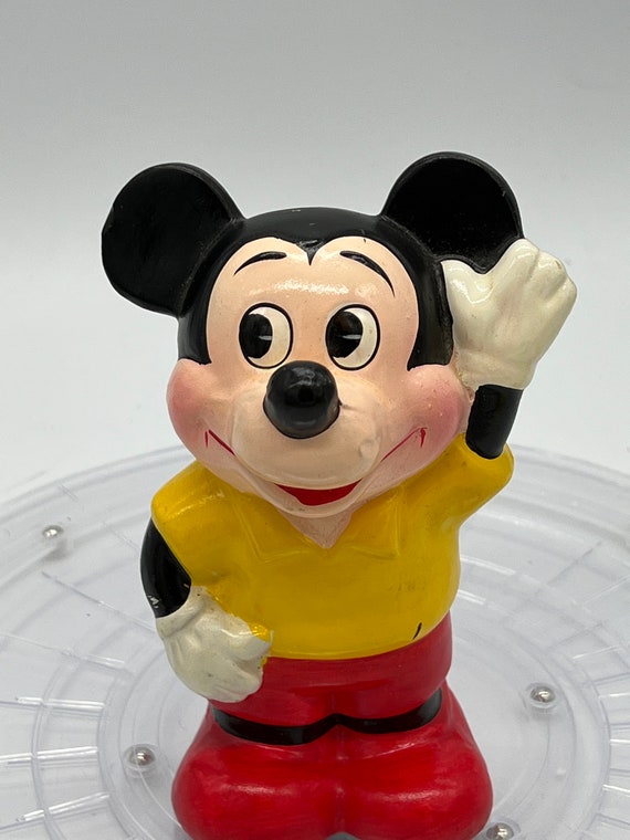 ヴィンテージ セラミック ディズニー ミッキーマウス 貯金箱。日本製