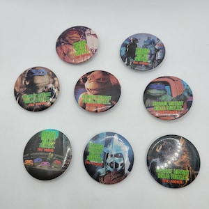 Vintage Teenage Mutant Ninja Turtles The Movie Pins.