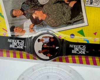 1990 Nelsonic New Kids on the Block Wrist Watch With Original
