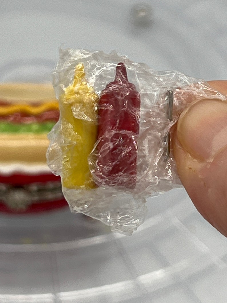 Ball Park Special Hot Dog PHB Porcelain Hinged Box With Ketchup and