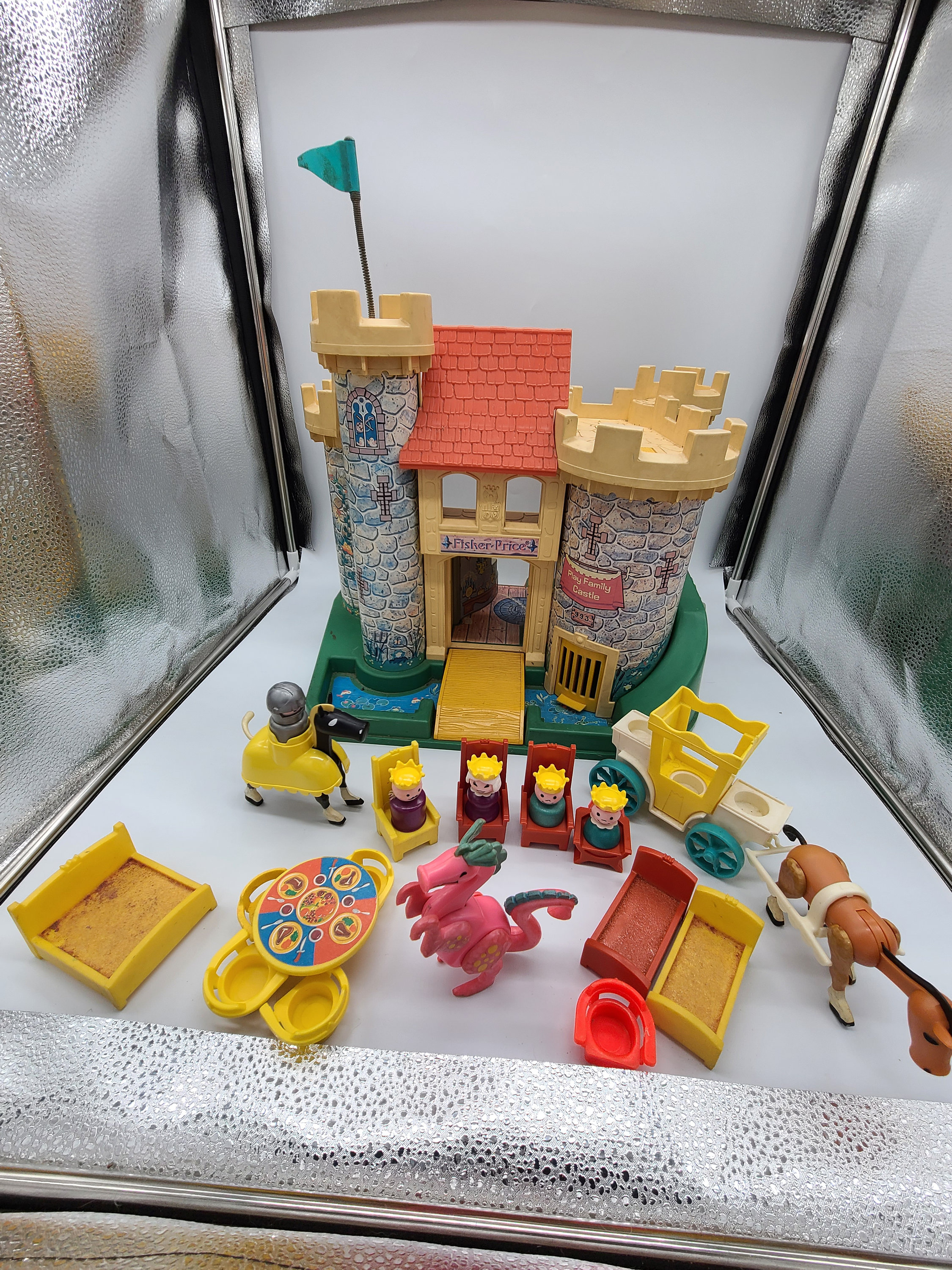 Fisher price play cheap family castle 1974