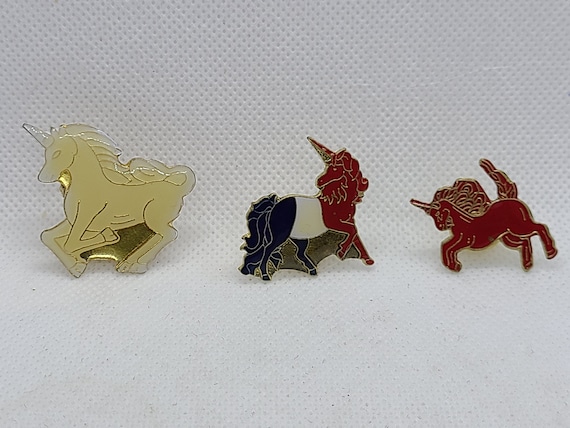 Vintage Collectable Enamel Unicorn Pins. Sold Sep… - image 6