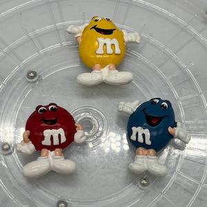 Vintage 1996 Mars M&M Candies Refrigerator Magnets. Sold Separately!