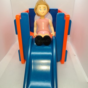 Vintage Little Tikes dollhouse Jungle Gym. Little Tikes. Vintage Dollhouse toys. Miniature Little Tikes Jungle Gym.