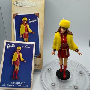 Barbie Smasheroo Hallmark Keepsake Ornaments with Original Box.