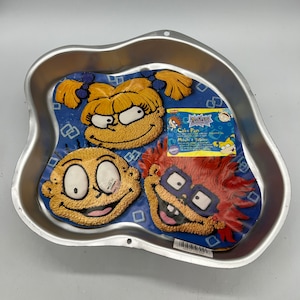Vintage 1998 Rugrats Wilton Cake Pan with Character Insert.
