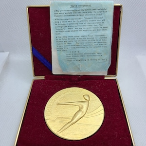1967 Tokyo Universiade Double sided Coin.