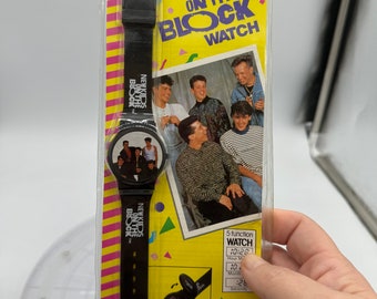 1990 Nelsonic New Kids on the Block Wrist Watch With Original