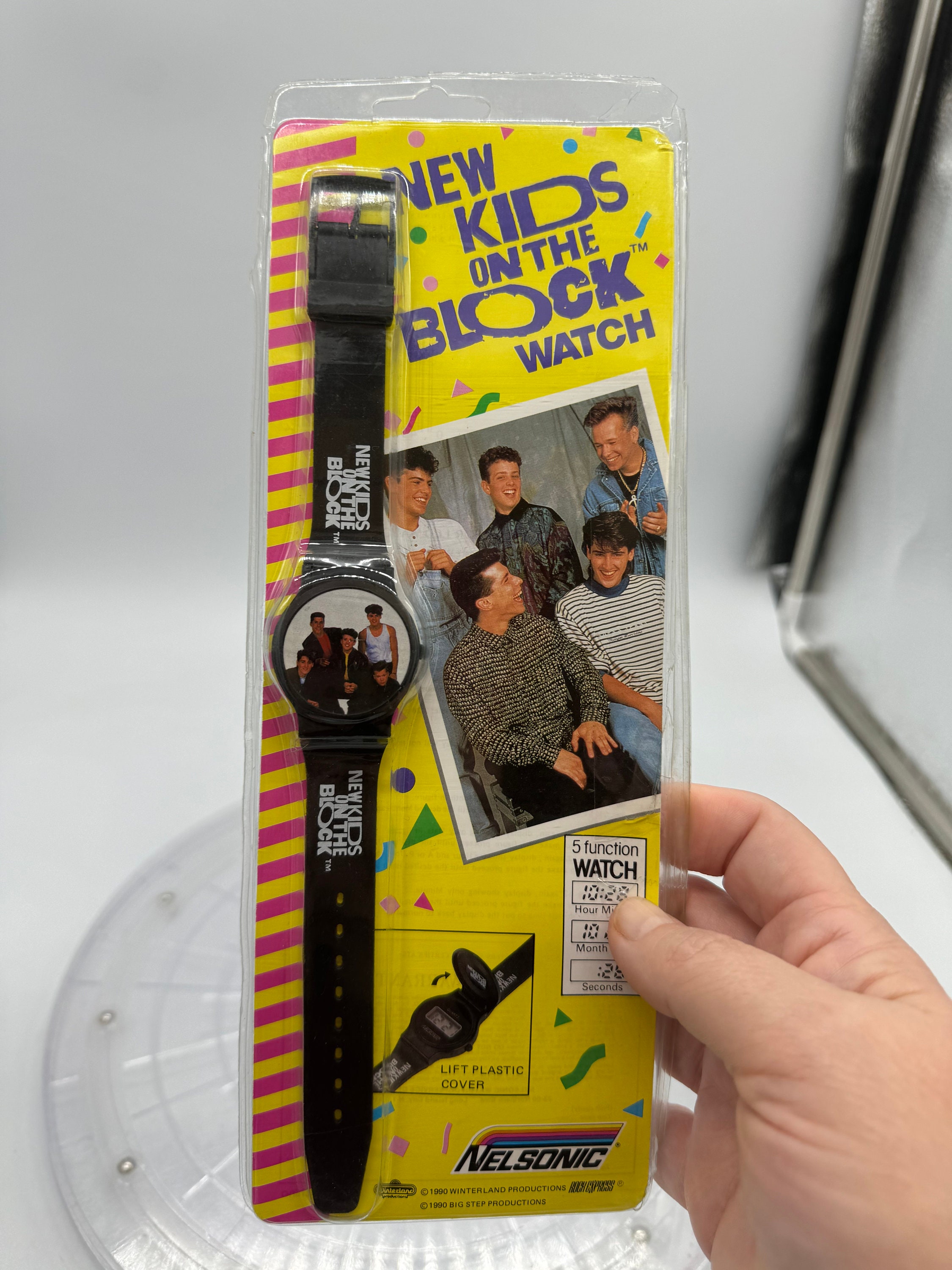 1990 Nelsonic New Kids on the Block Wrist Watch With Original