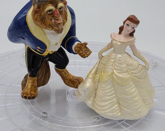 Vintage Disney&#39;s Beauty and the Beast Porcelain Figurines. Sold Separately!