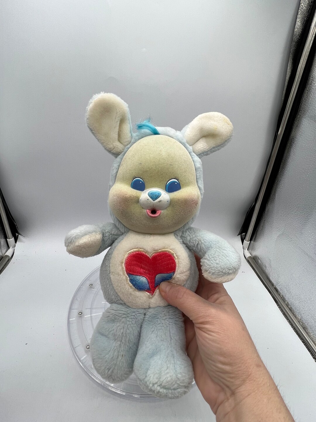 Rare 1980's Swift Heart Carebear Cousin With Velvet Face Plush! - Etsy