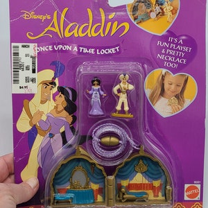 Vintage Aladdin Polly Pocket Locket Mint in Pack.