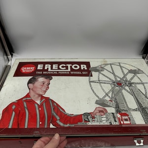 1963 Gilbert Erector No.10073 “The Musical Ferris Wheel Set” Complete!