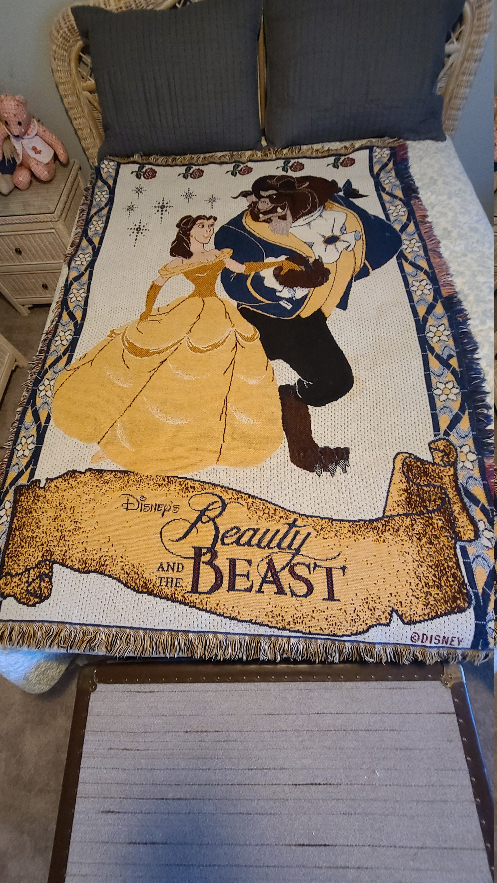 Beauty and the Beast Ball Scene Disney World Throw Blanket. Etsy Canada