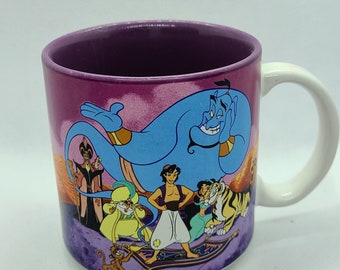Vintage 1990s Walt Disney's Aladdin Coffee Mug. - Etsy