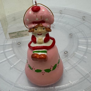 1980’s American Greetings Strawberry Shortcake Bell Christmas Ornament.