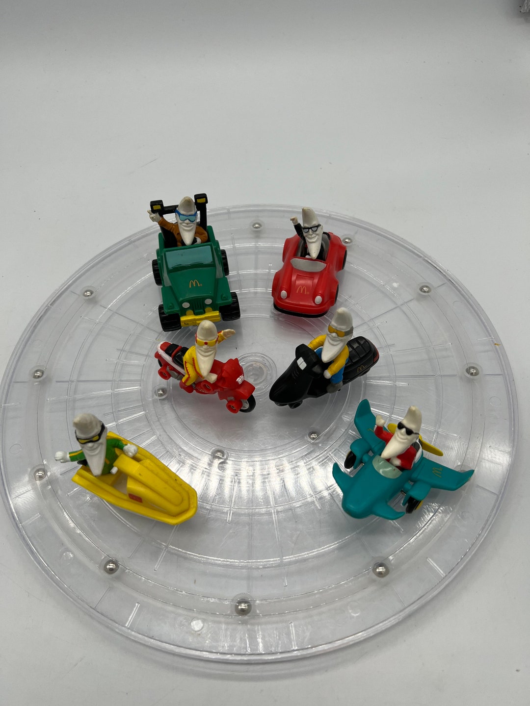 Vintage 1980s Mcdonald's Moon Men Toys. 1980s Mcdonald's Happy Meal Car