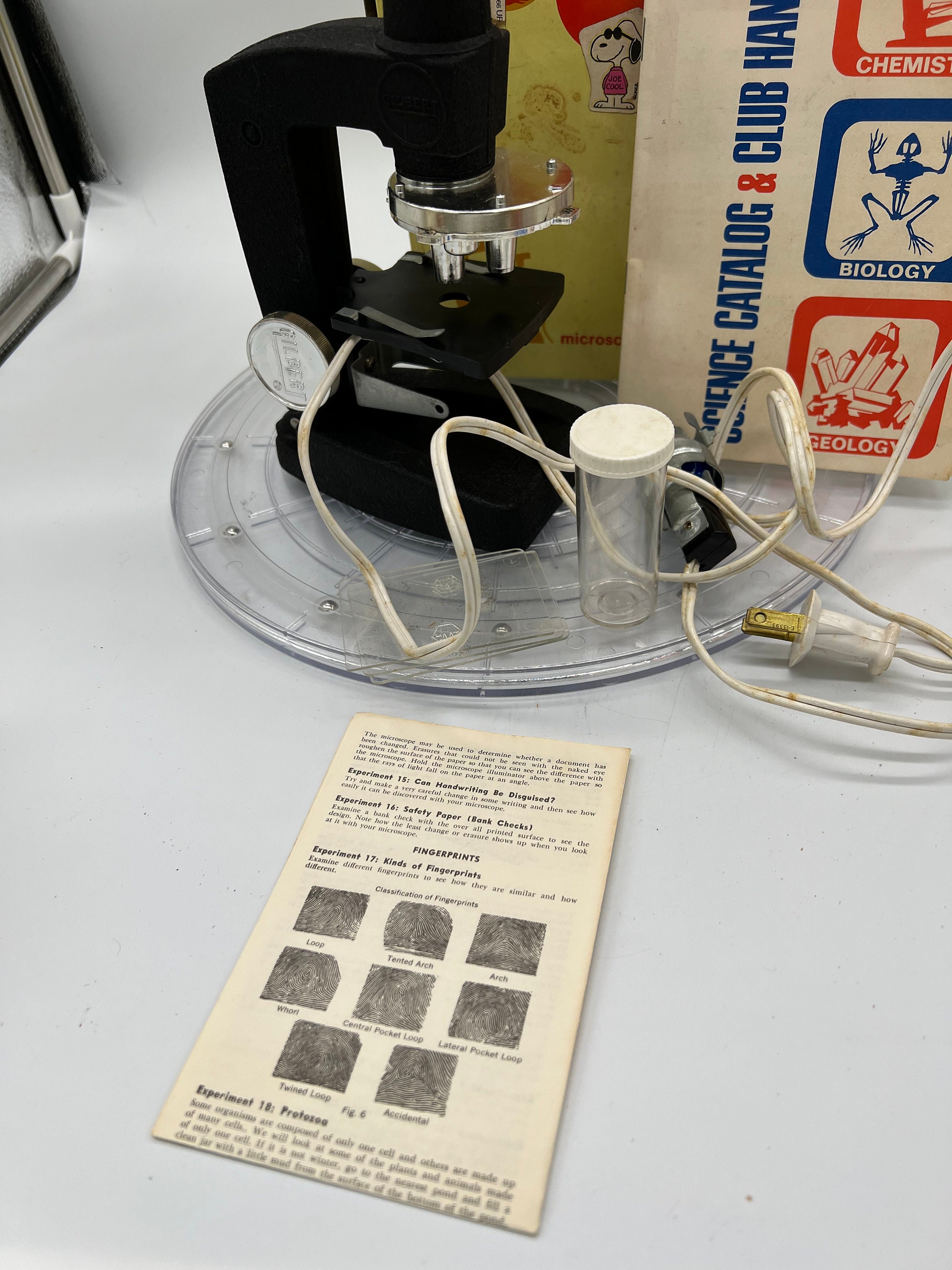 Gilbert Microscope With Metal Case. - Etsy
