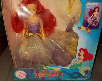 Muñeca Tyco Royal Princess Ariel vintage - La Sirenita, años 90