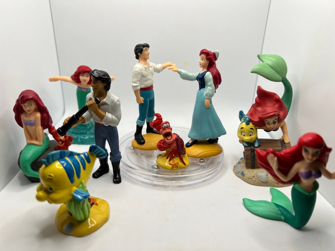 Vintage Disney the Little Mermaid Miniature Toys. Sold