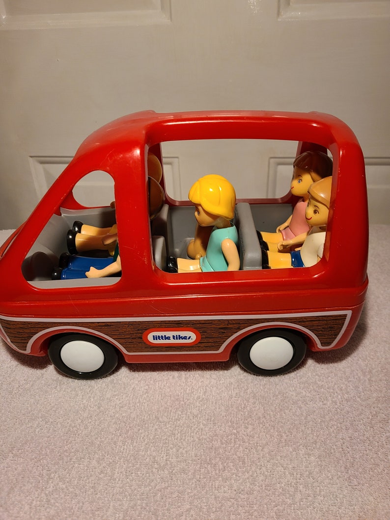 Vintage Little Tikes dollhouse Family Mini Van. Collectable Etsy