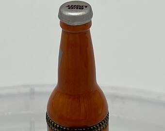 バドライトビール瓶用磁器製小物入れ（プレッツェル付き） - PHB 2000