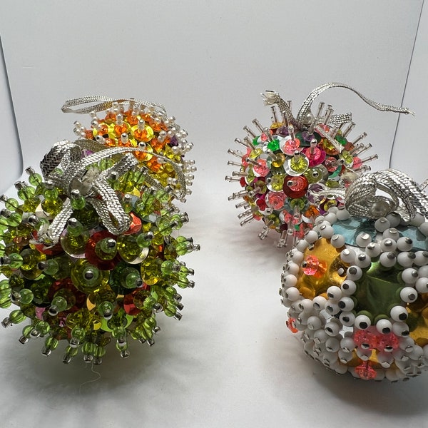 Sequin Ornaments Etsy