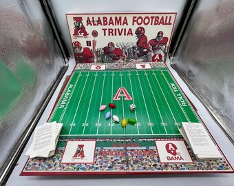 1985 Alabama Football Trivia Board Game.