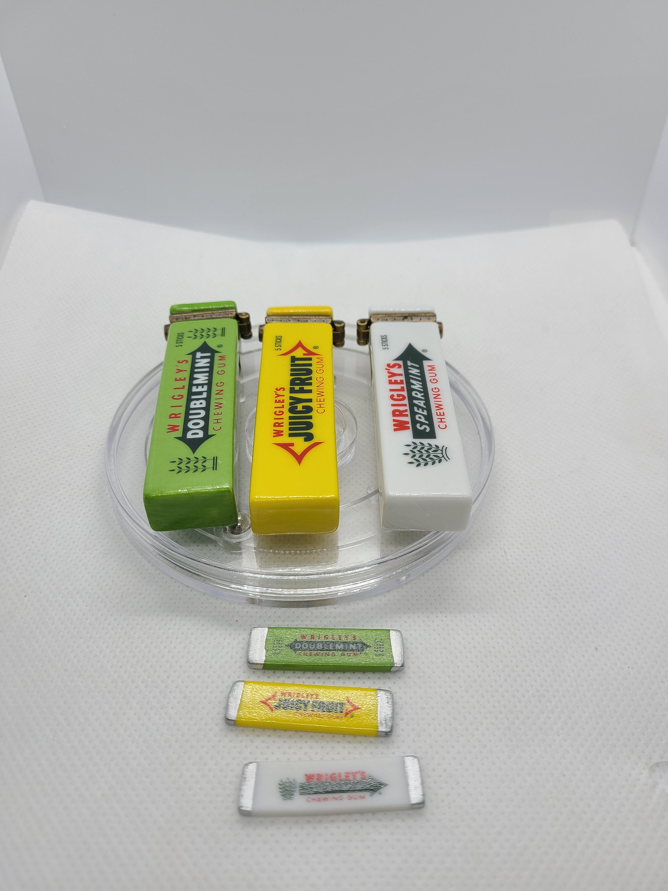 ヴィンテージ リグレー ガム磁器製 ヒンジ付き小物入れ（オリジナル