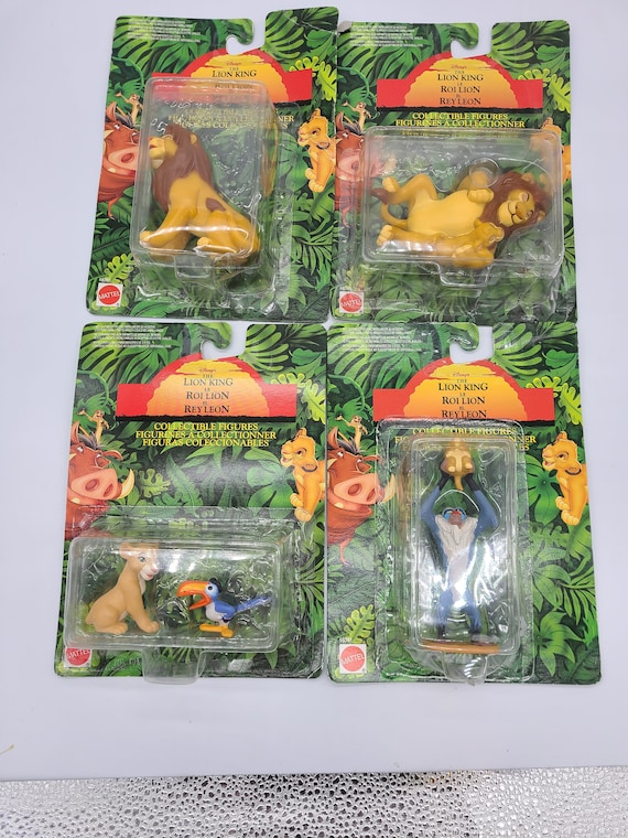 Vintage 1990s Disney's the Lion King Figurines Mint in Pack. Sold