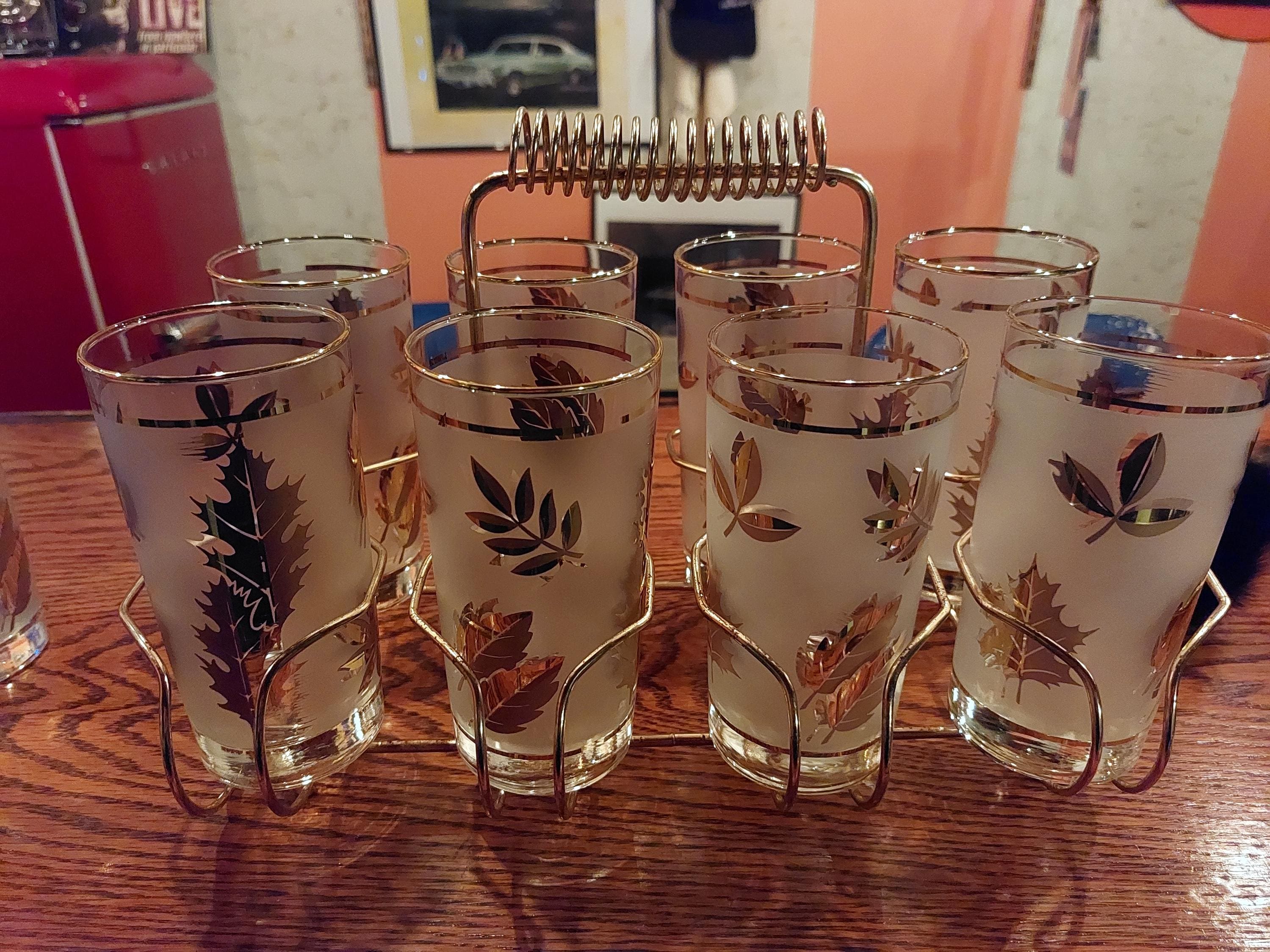 Highball Glasses and Caddy - Etsy