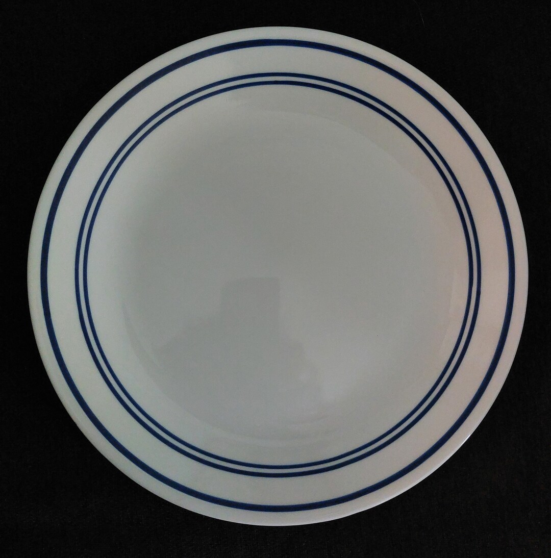 Corelle Vitrelle Classic Cafe Blue Dinner Plate Etsy