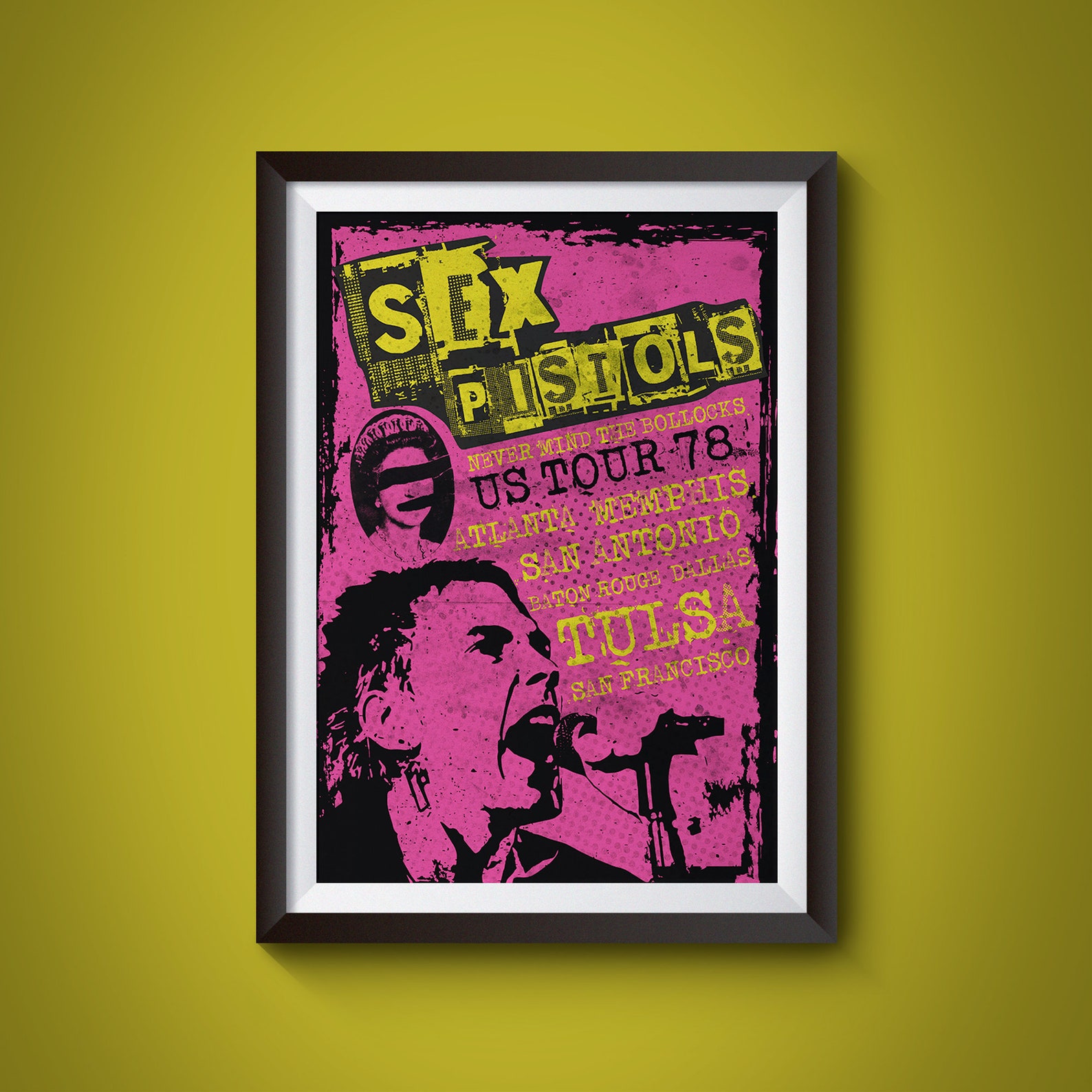 Sex Pistols Concert Poster Sex Pistols Poster Sex Pistols | Etsy