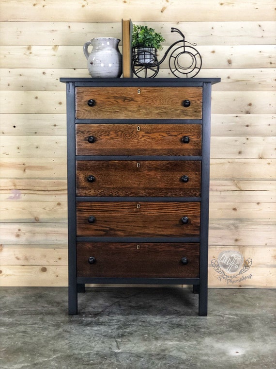 Sold Vintage Tallboy Dresser Etsy