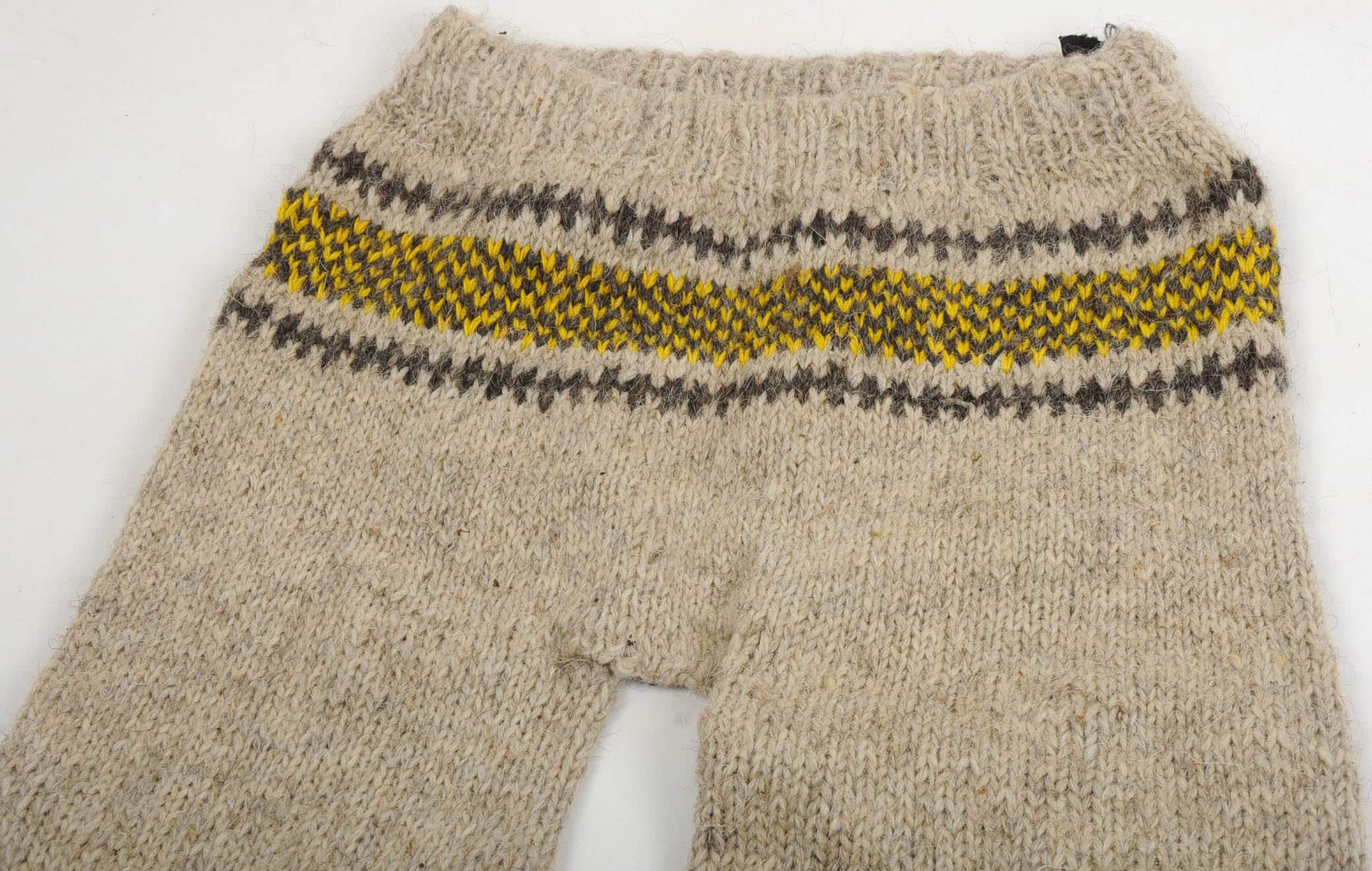 Woolen Trousers Woolen Pants Hand Knitted Trousers Natural - Etsy