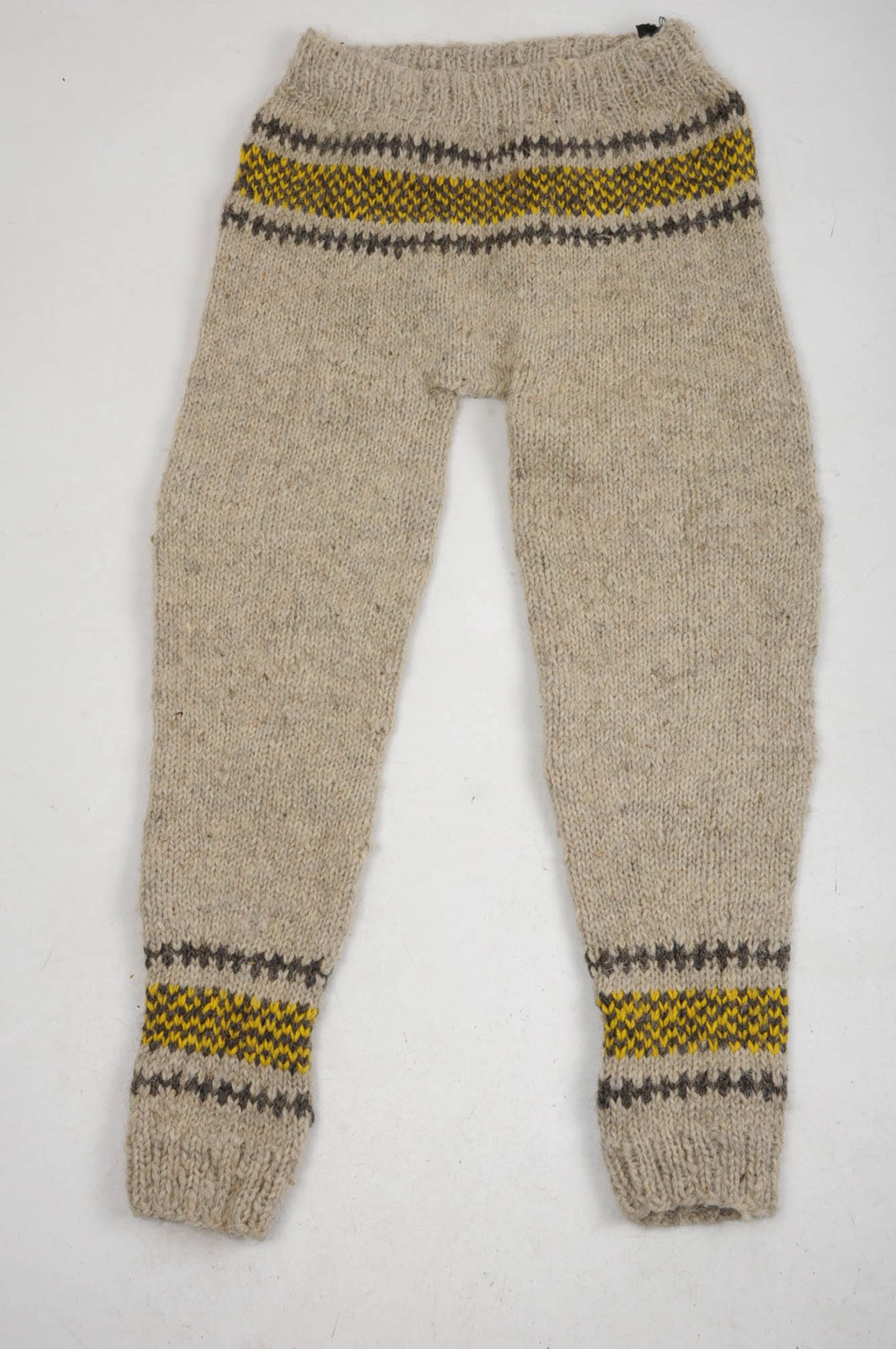 Woolen Trousers Woolen Pants Hand Knitted Trousers Natural Etsy