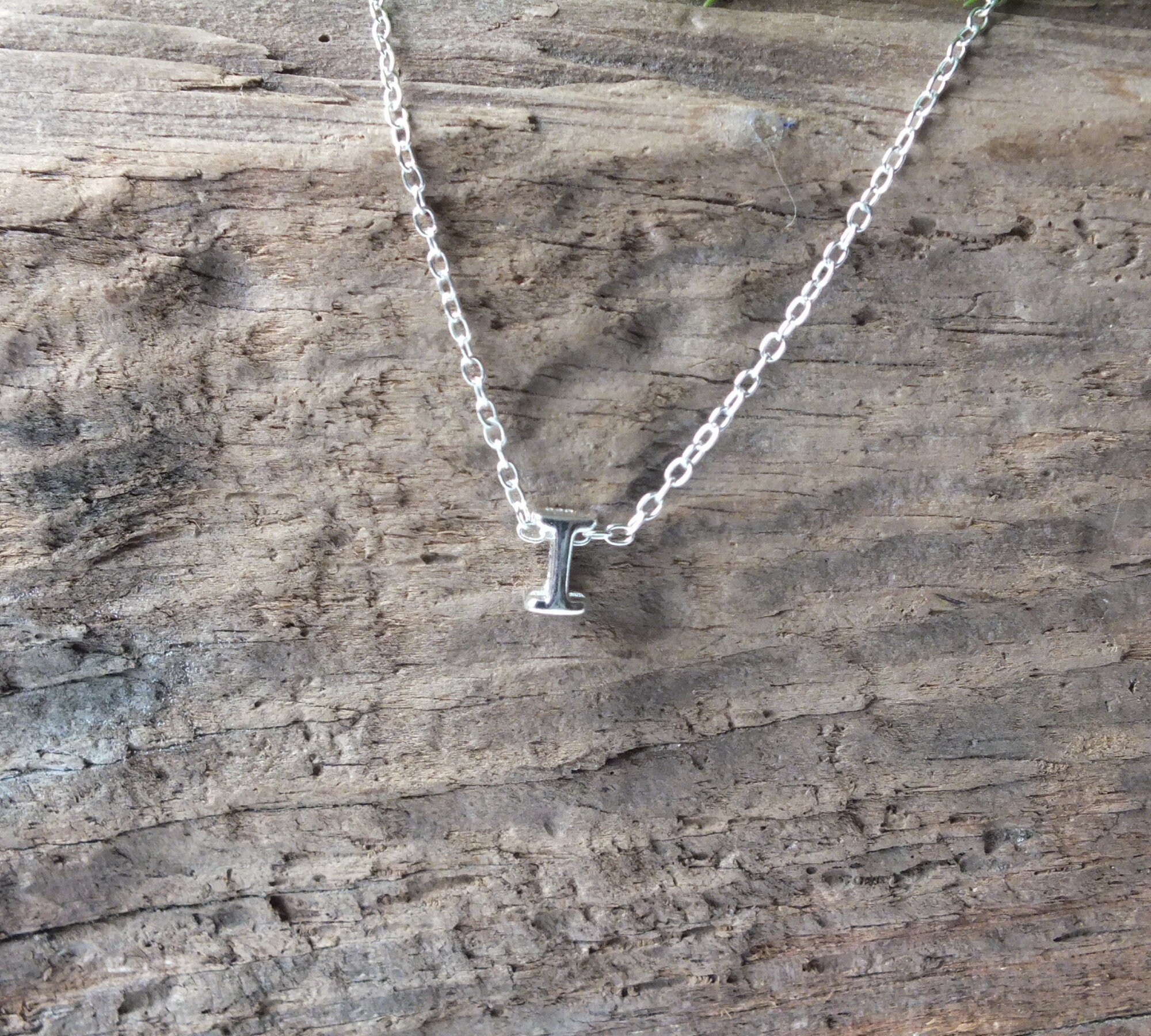 ブレスレット LESS IS MORE silver initial cubic necklace White Cubic Zirconia Platinum Over Silver 