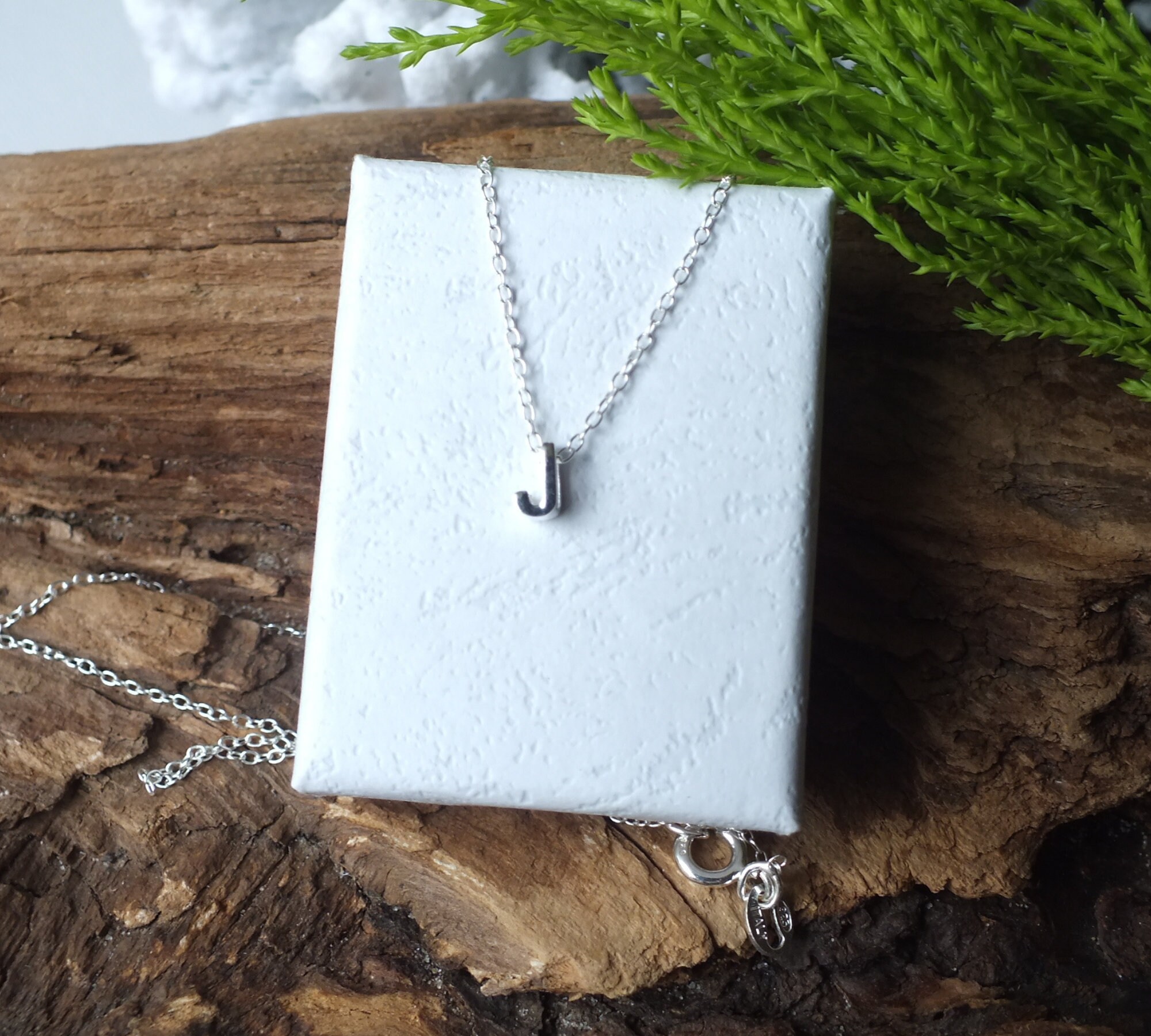 Sterling Silver Initial Necklace Letter J Necklace Initial J Necklace Silver Initial Necklace Dainty Necklace Personalised Necklace Etsy