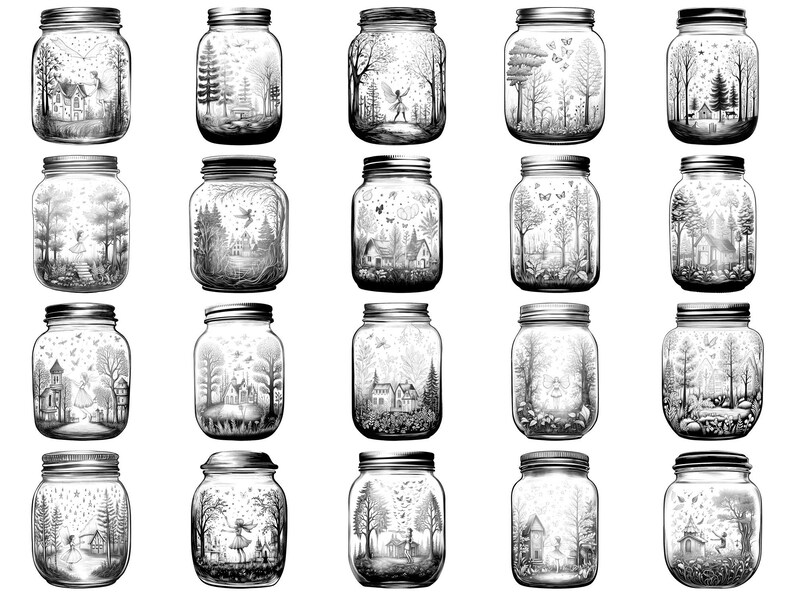 Magical Jars Procreate Stamps & Photoshop Brushes – 100+ Fantasy ...