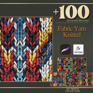 Pincel de textura para Procreate y patrón PAT para Photoshop: más de 100 pinceles de textura sin costuras, herramienta de diseño de textura digital