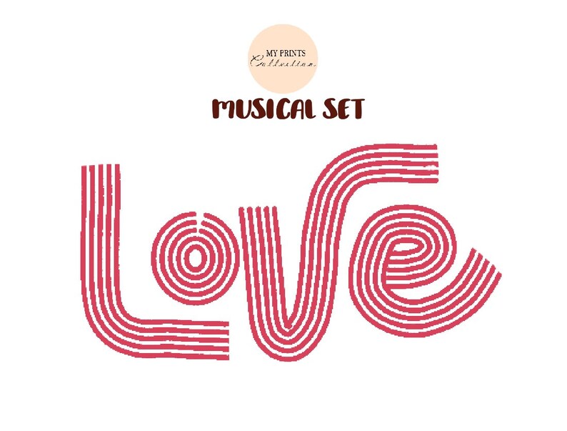 Musical Set 6 Brushes Procreate Brushes iPad Lettering Brush Pack Procreate Brush Set Dual Brushes Symmetry Line Brushes