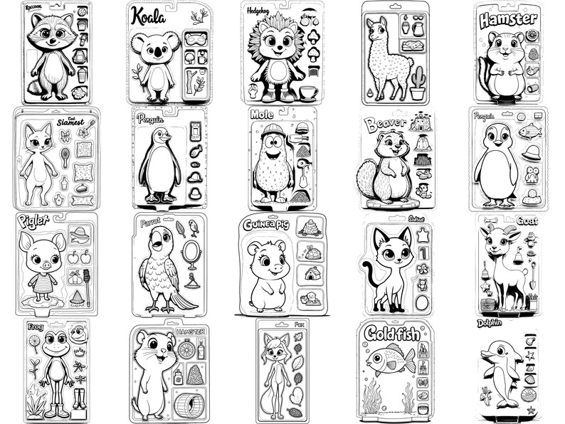 Action Figures Pet Photoshop Brushes & Procreate Stamps – 100+ Tattoo ...