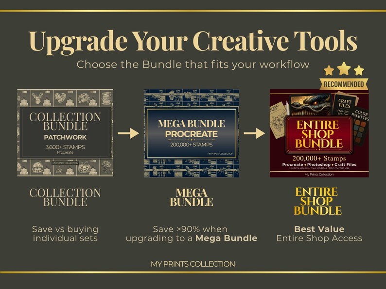 Basic Patchwork Procreate Stamps & Photoshop Brushes - 100+ Fashion Quilt Texture, Tattoo, Digital Art, Clipart, Line Art, Brush Pack Bild 5