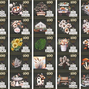 MEGA BUNDLE PROCREATE - Plus de 200 000 tampons et pinceaux Procreate, pinceaux de texture, formes, dessins au trait, kawaii, pinceaux réalistes et à thème image 14