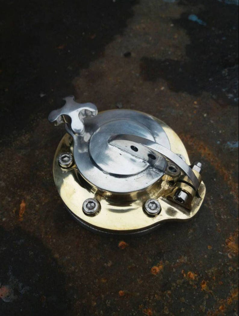 Custom Gas Tank Caps Cover Harley Bobber Chopper Cafe Etsy