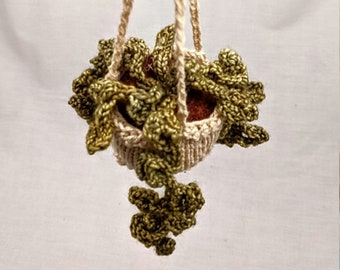 Hanging Ivy Plant - KNITTING PATTERN ONLY