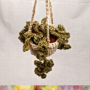 Hanging Ivy Plant - KNITTING PATTERN ONLY