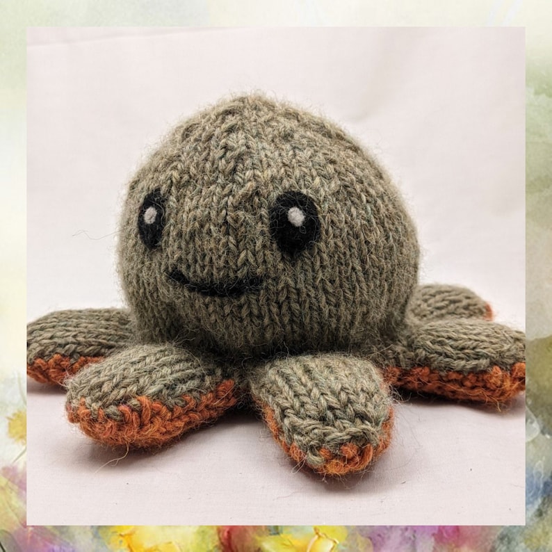 Reversible Octopus KNITTING PATTERN ONLY Etsy
