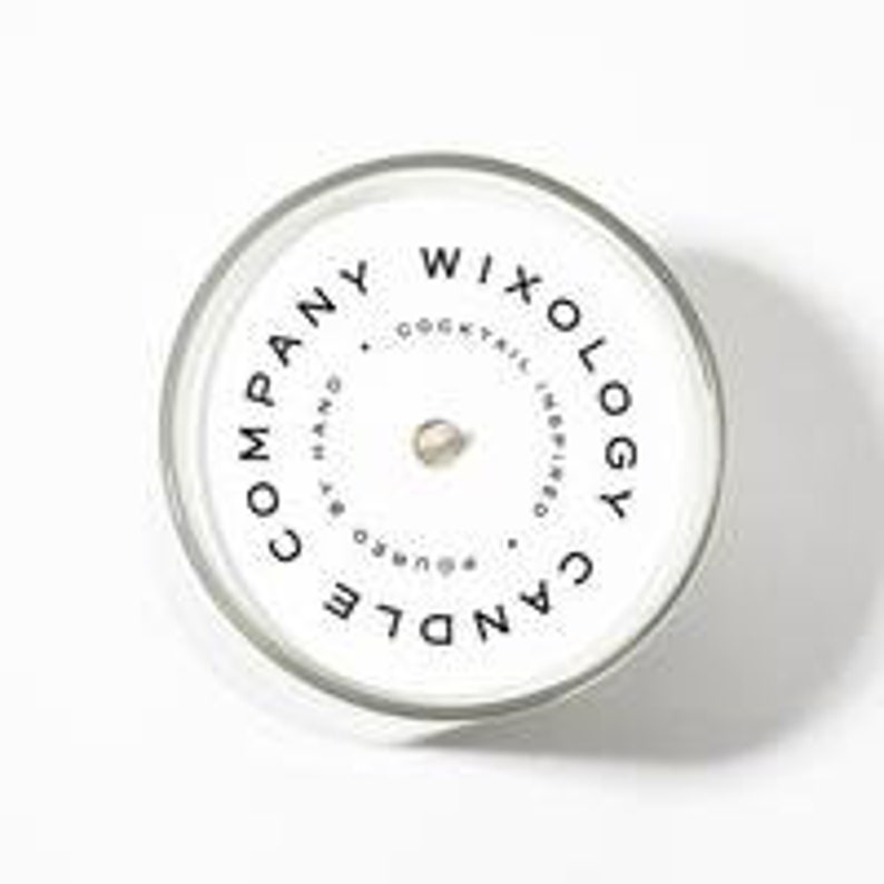 Wixology Candle Company - Mint Julep Cocktail Candle - Reusable 7oz Rocks Glass